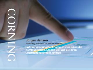 Jörgen Janson Marketing Spezialist für Rechenzentren