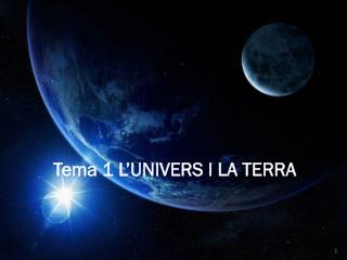 Tema 1 L’UNIVERS I LA TERRA