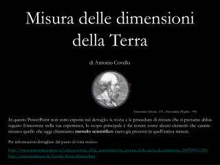 Misura delle dimensioni della Terra