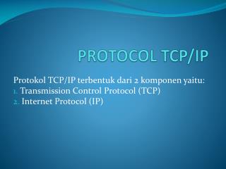 PROTOCOL TCP/IP