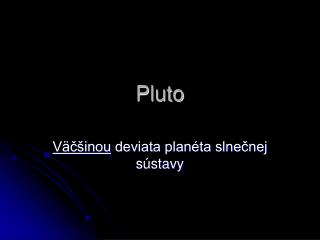 Pluto