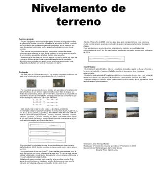 Nivelamento de terreno