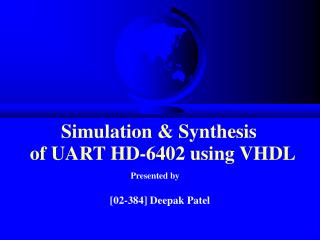 Simulation &amp; Synthesis