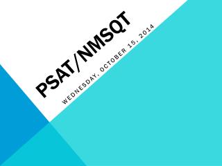 Psat / nmsqt