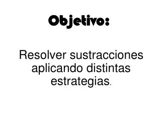Objetivo: