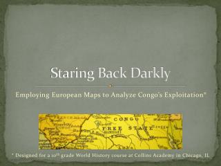 Staring Back Darkly