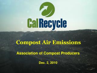 Compost Air Emissions