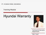 Hyundai Warranty
