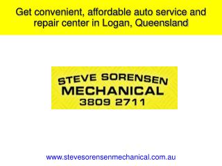 Get convenient, affordable auto service and repair center