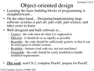 Object-oriented design