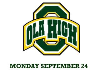 MONDAY SEPTEMBER 24