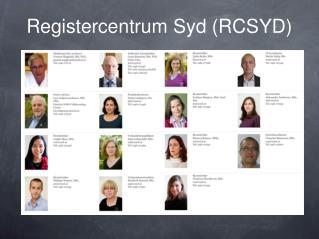 Registercentrum Syd (RCSYD)