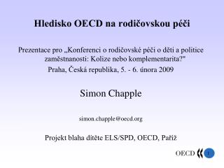 Hledisko OECD na rodičovskou péči