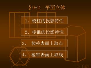 §9-2 平面立体