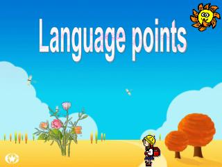 Language points