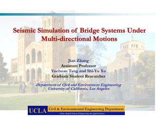 Seismic Simulation of Bridge Systems Under Multi-directional Motions