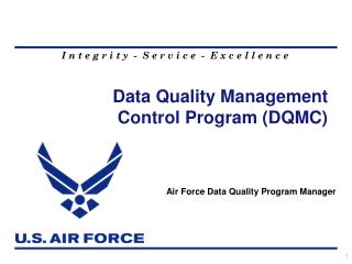 Data Quality Management Control Program (DQMC)