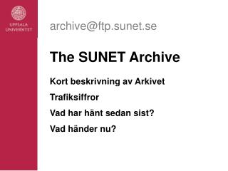 archive@ftp.sunet.se