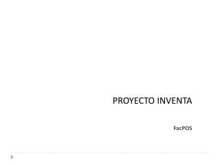 PROYECTO INVENTA