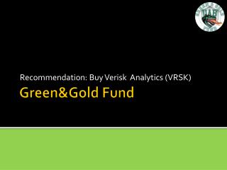 Green&amp;Gold Fund