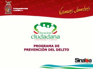 PROGRAMA DE PREVENCIÓN DEL DELITO