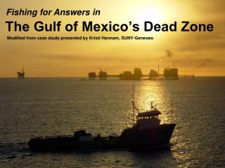 The Gulf of Mexico’s Dead Zone