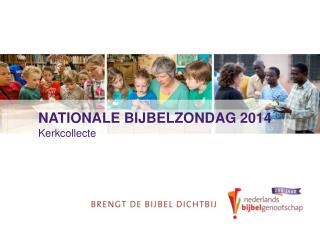 Nationale BIJBELZONDAG 2014