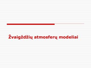 Žvaigždžių atmosferų modeliai