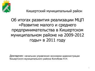 Кишертский муниципальный район