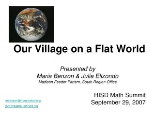 Our Village on a Flat World