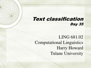 Text classification Day 35
