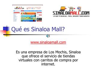 Qué es Sinaloa Mall?