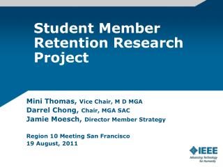 Student Member Retention Research Project