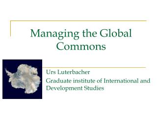 Managing the Global Commons