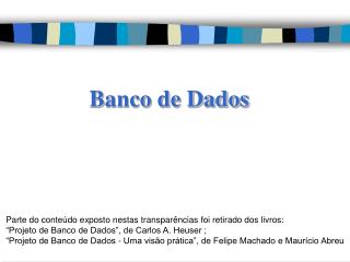 Banco de Dados