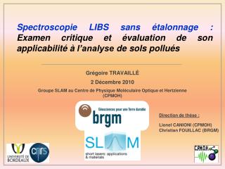 Grégoire TRAVAILLÉ 2 Décembre 2010