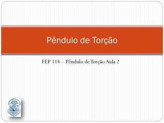 Pêndulo de Torção