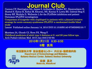 Journal Club