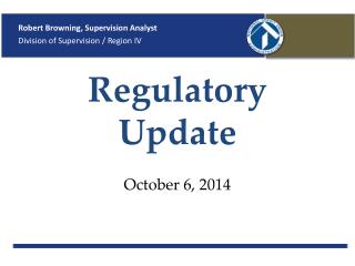 Regulatory Update