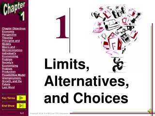 Limits, Alternatives, and Choices