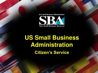 US Small Business Administration Citizen’s Service