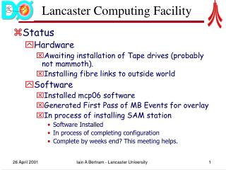 Lancaster Computing Facility