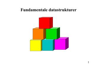 Fundamentale datastrukturer