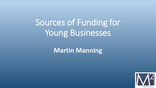 Sources of Funding for Young Businesses