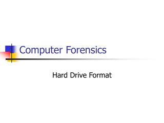 Computer Forensics