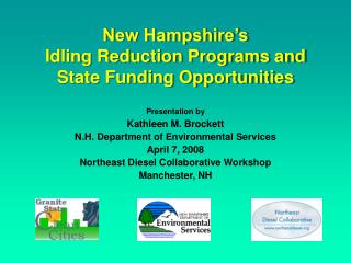 New Hampshire’s Idling Reduction Programs and State Funding Opportunities