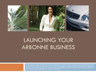 Launching your Arbonne business