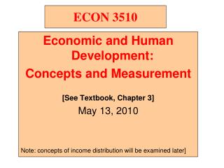 ECON 3510