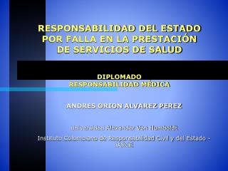 ANDRES ORION ALVAREZ PEREZ Universidad Alexander Von Humboldt