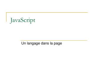 JavaScript